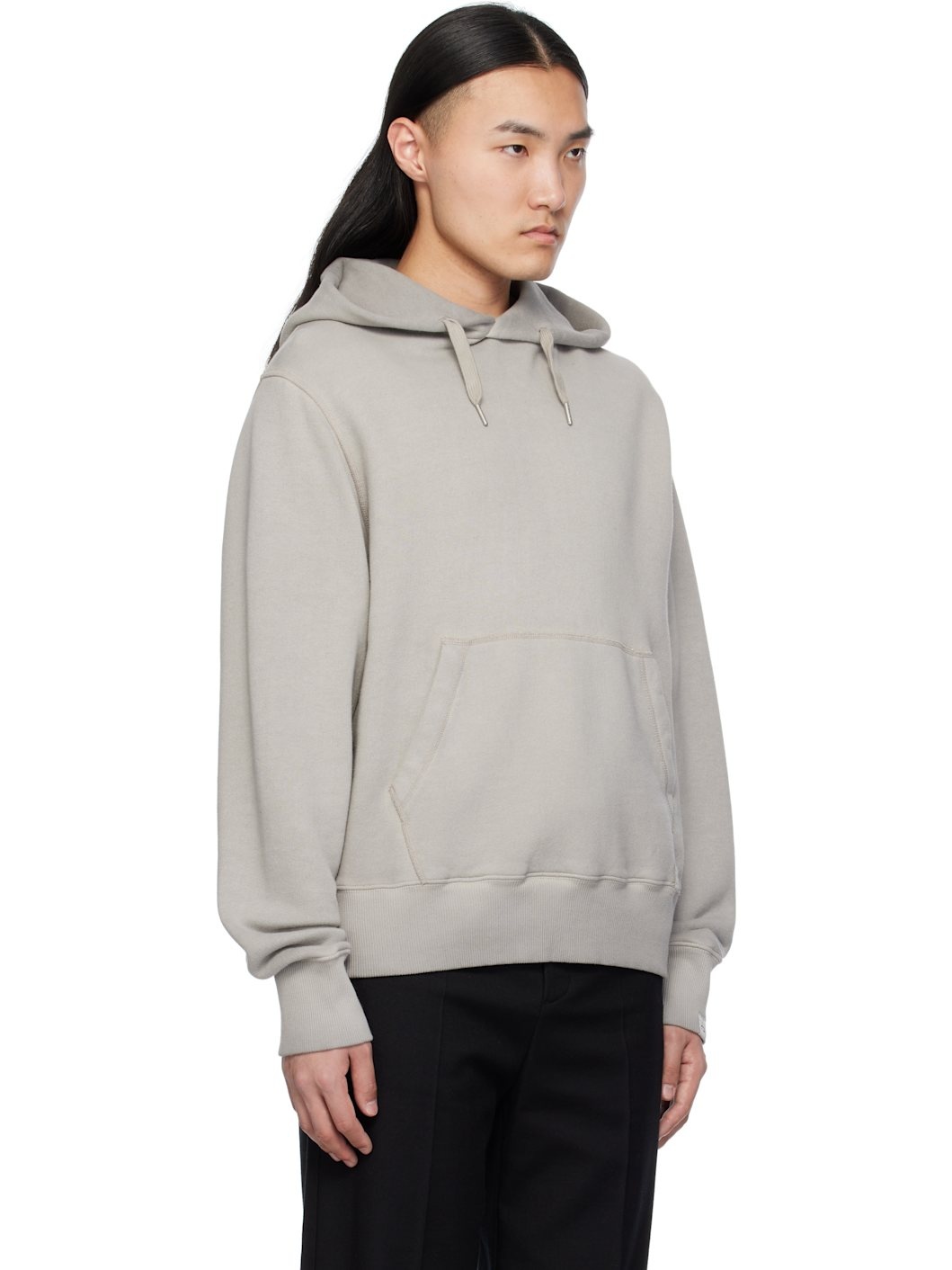 Gray Damon Vintage Terry Hoodie - 2