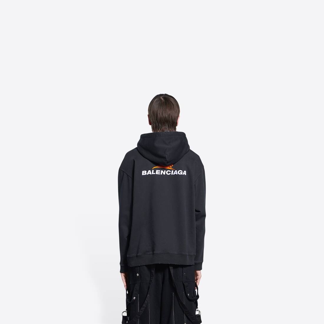 Men's Year Of The Tiger Hoodie Medium Fit in Black - 5