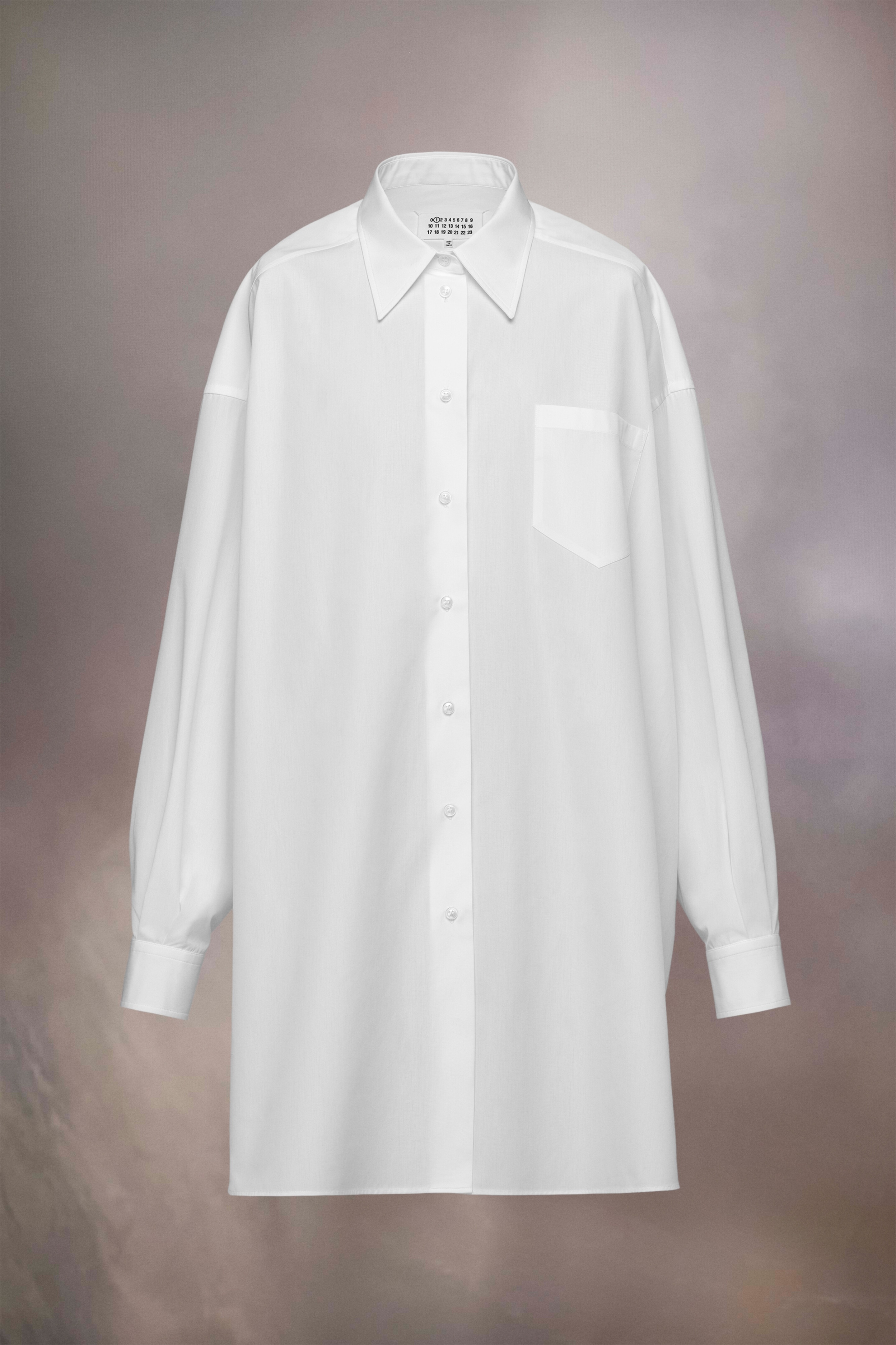 Cotton poplin shirt dress - 1
