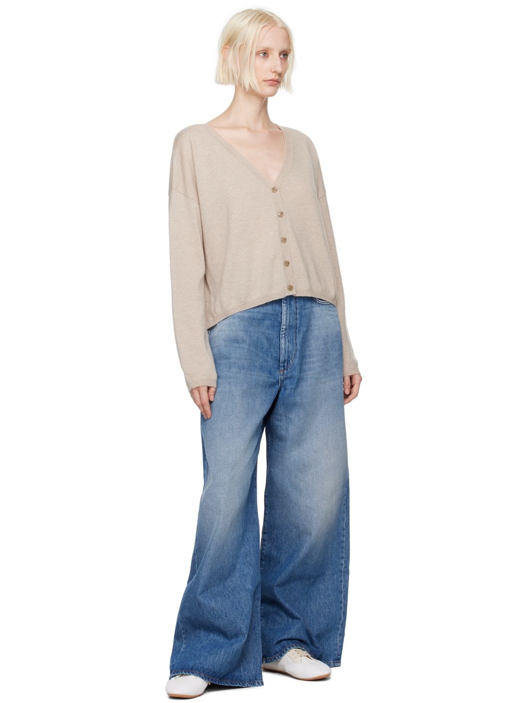 デニム・ジーパン SPORTMAX PROCIDA - Low-waisted oversize denim trousers Sportmax PROCIDA Oversized low-rise 5-pocket trousers