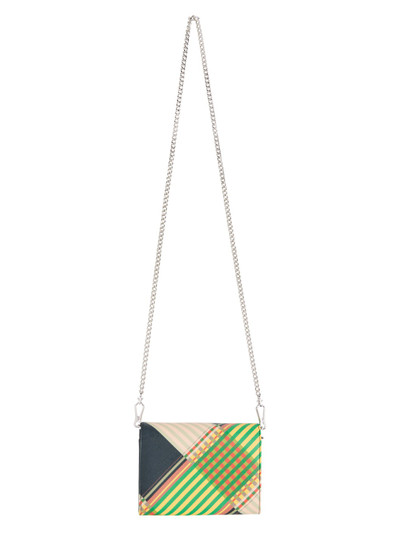 Vivienne Westwood Multicolor Saff Print Crossbody Wallet outlook
