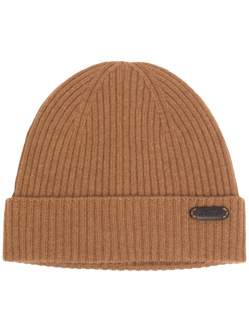 ribbed-knit cashmere beanie - 1