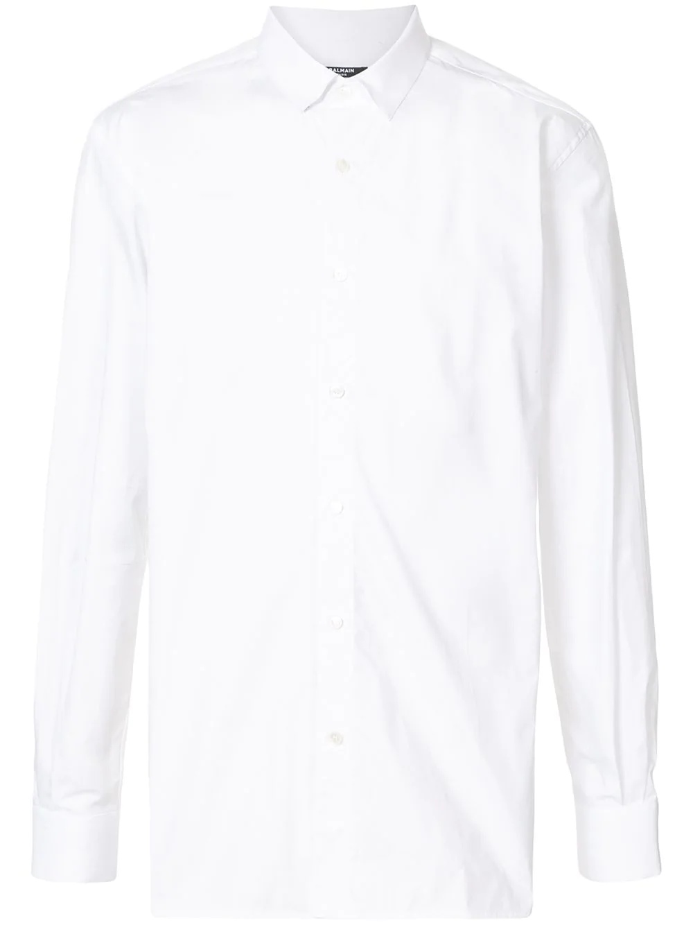 logo detail buttoned shirt - 1