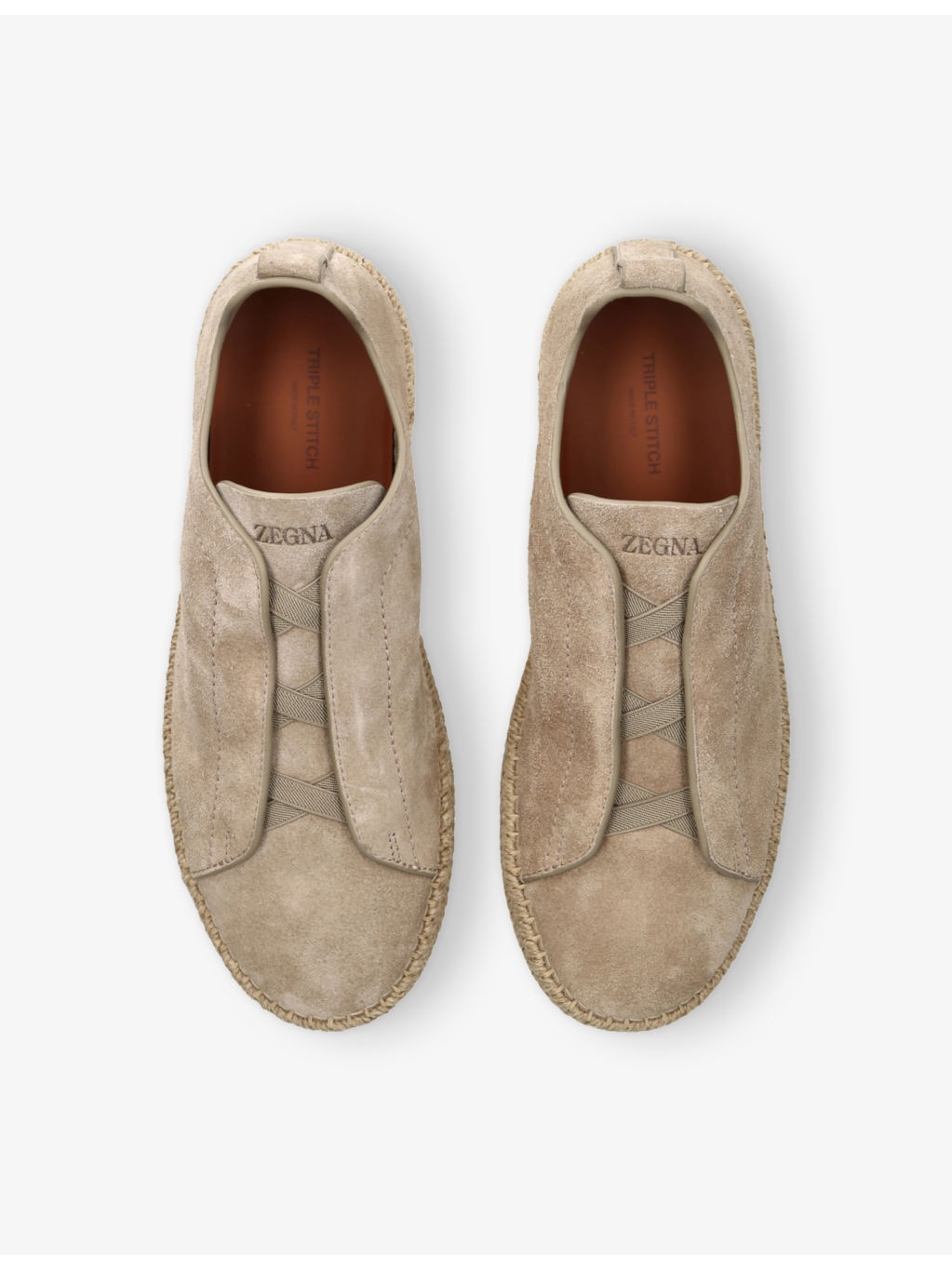 Triple Stitch Suede Espadrilles - 2