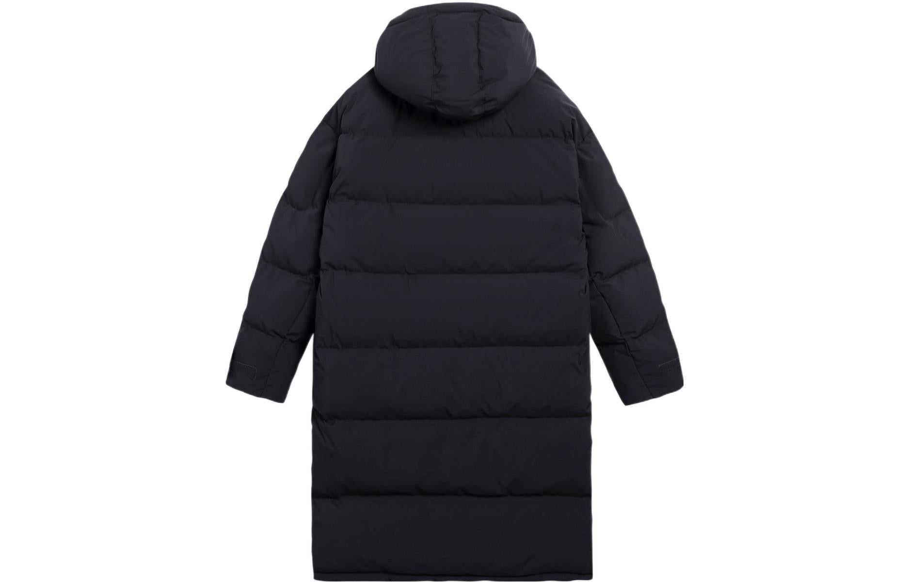 Li-Ning Sports Medium Long Down Jacket 'Black' AYMS113-2 - 2