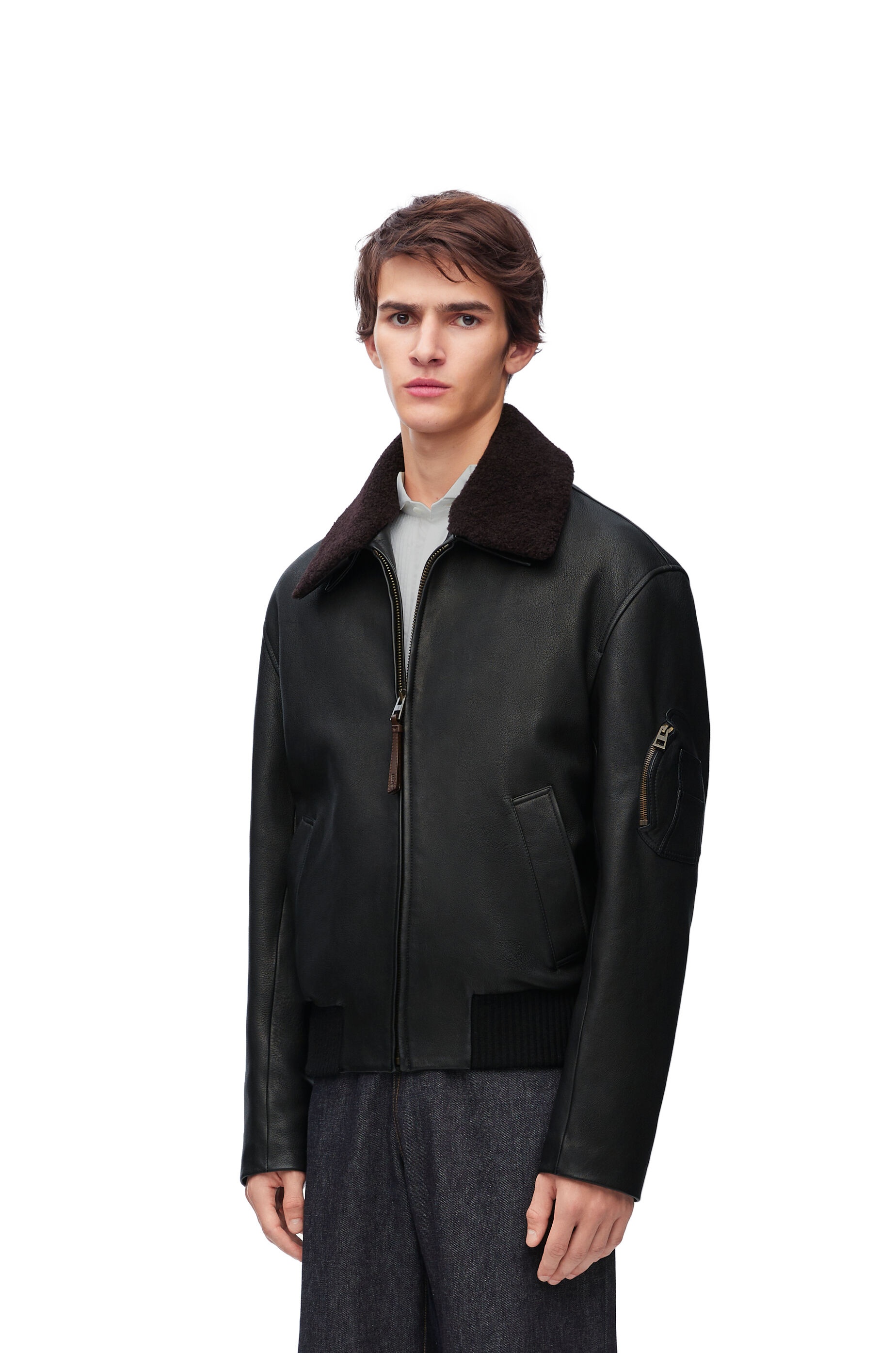 Loewe Bomber jacket in nappa lambskin | REVERSIBLE