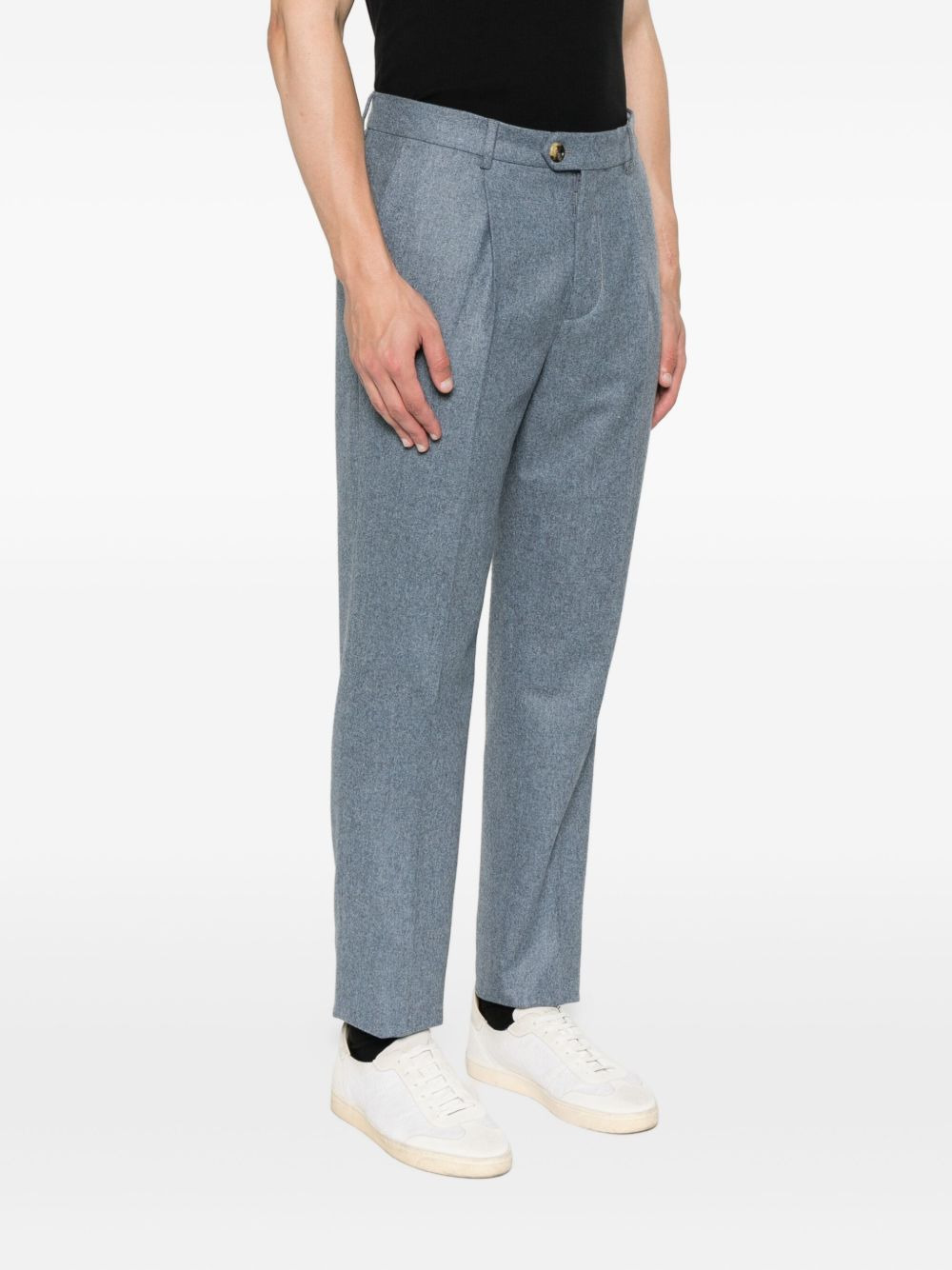 pleated wool trousers - 3
