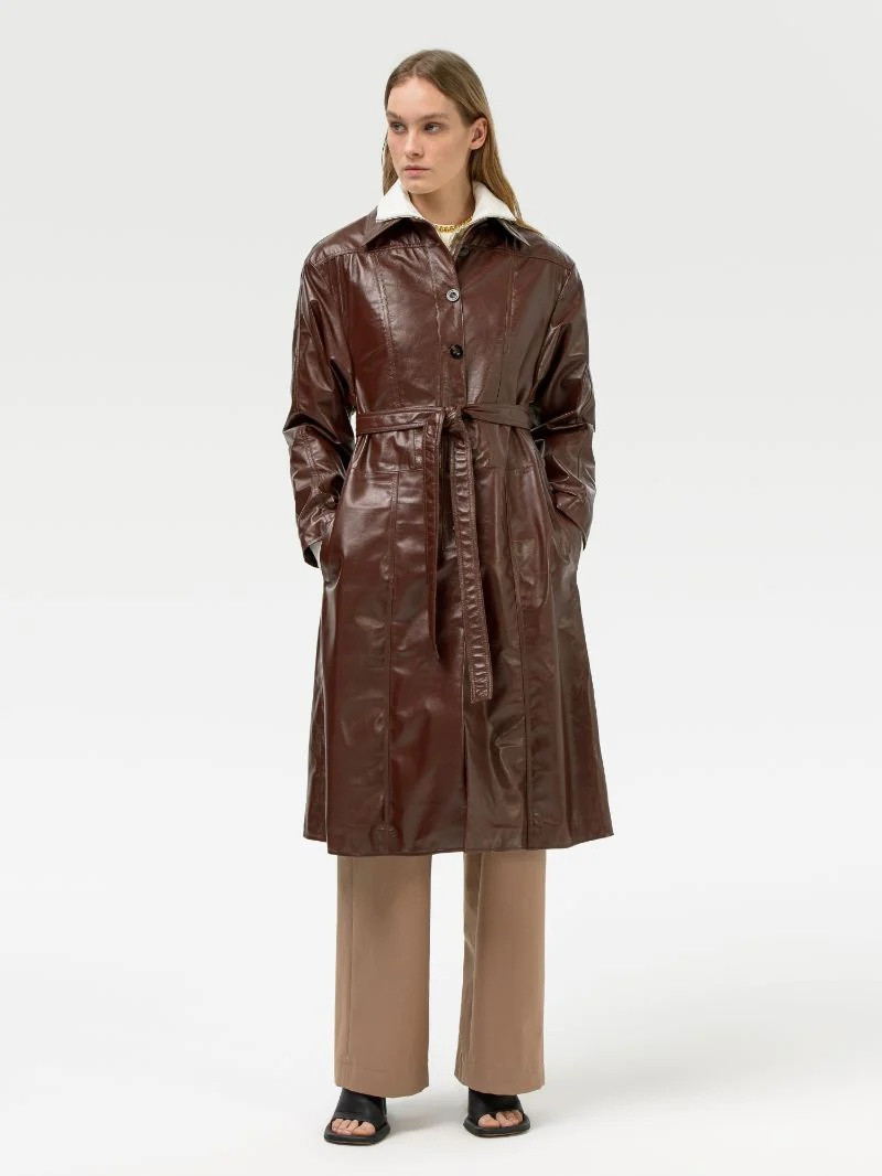 Ambush LEATHER TRENCH DRESS outlook