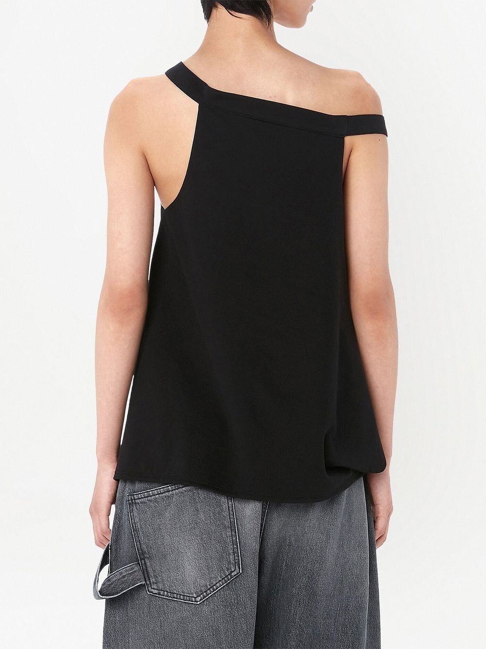 asymmetric draped top - 4