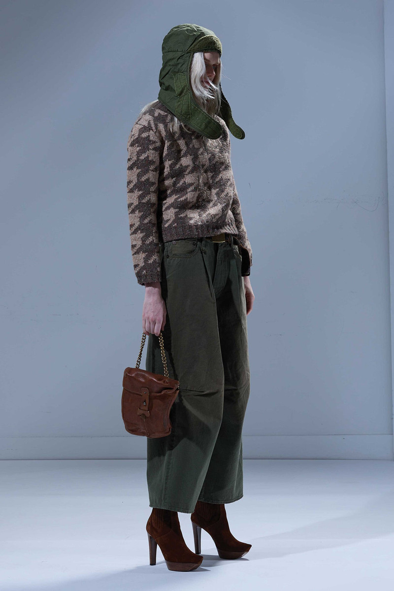 R13 MOCK COLLAR SHRUNKEN SWEATER outlook