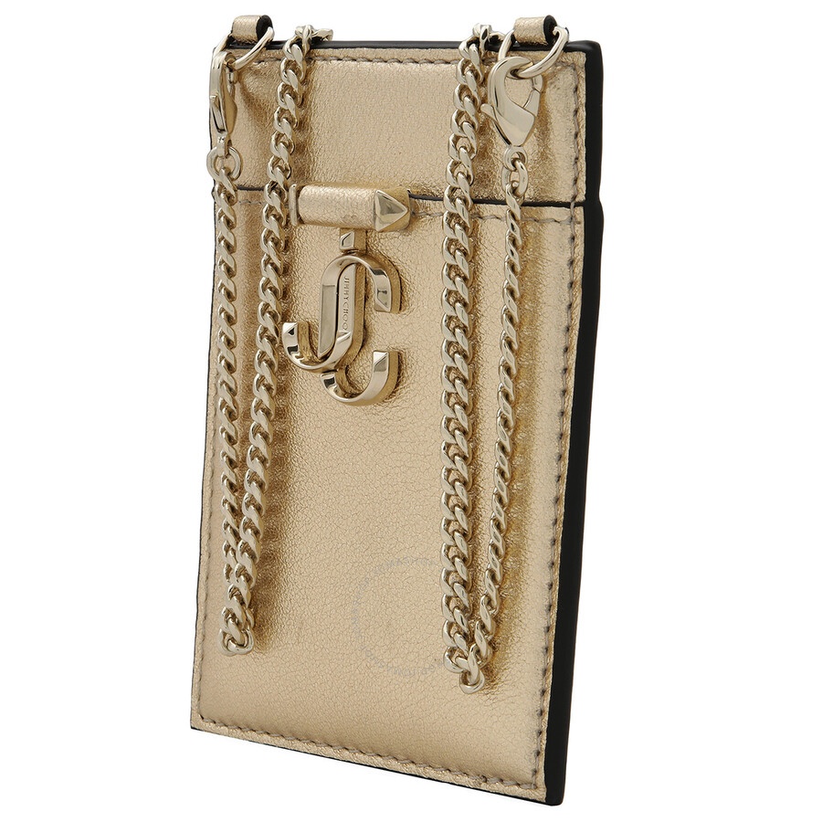 Jimmy Choo Nappa Leather ID Holder With Chain - 2