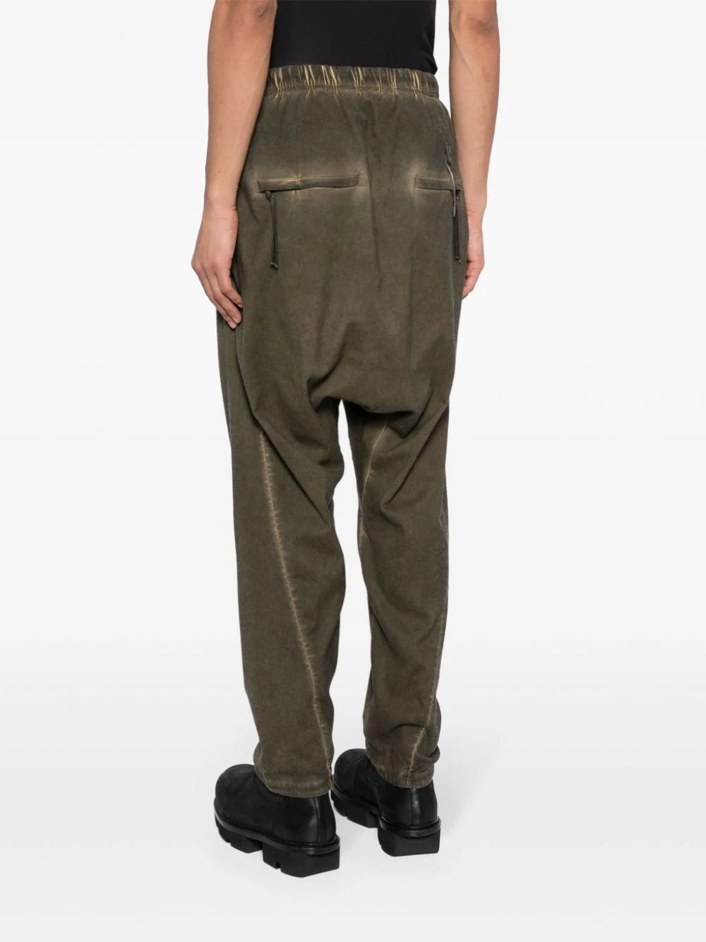 DROP-CROTCH DRAWSTRING TROUSERS - 4