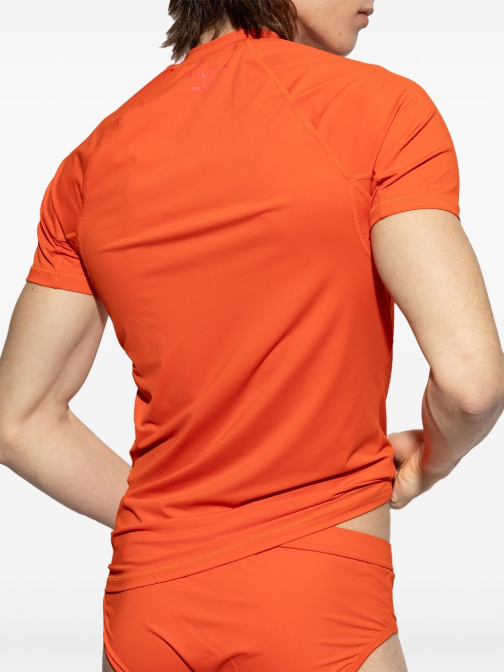 logo-embroidered T-shirt - 3