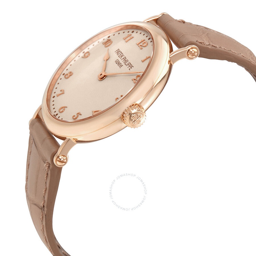 Patek Philippe Cream Dial 18kt Rose Gold Automatic Ladies Watch 7200R-001 - 2