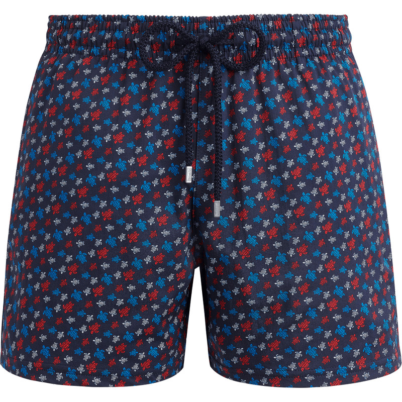 Men Stretch Swim Trunks Micro Ronde Des Tortues Rainbow - 1