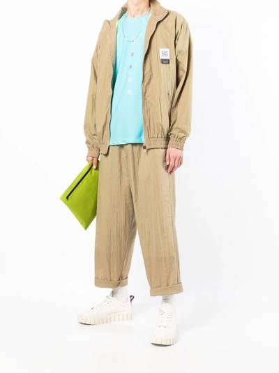 Fumito Ganryu logo patch windbreaker jacket outlook