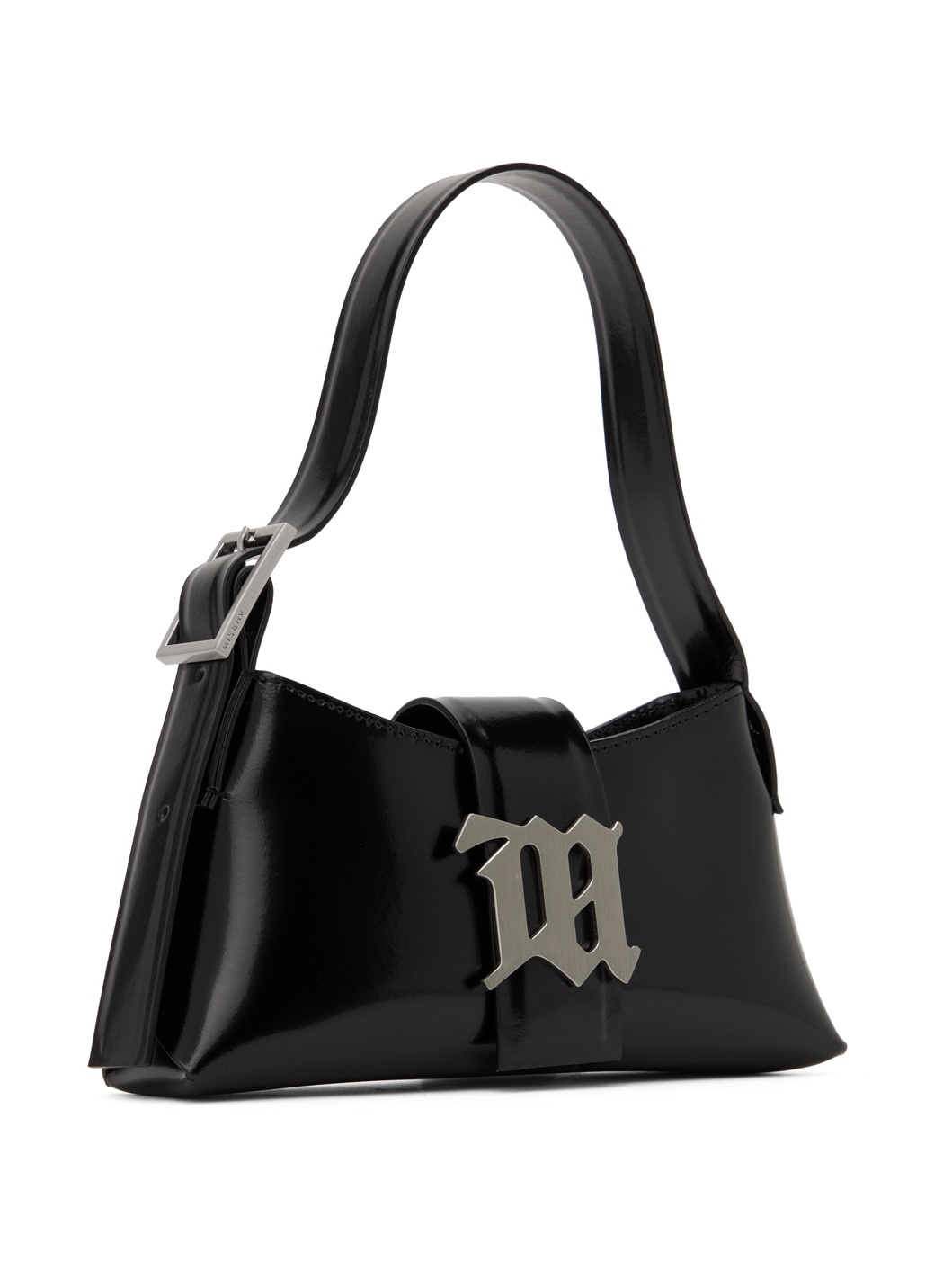 MISBHV Black Leather Mini Bag | REVERSIBLE