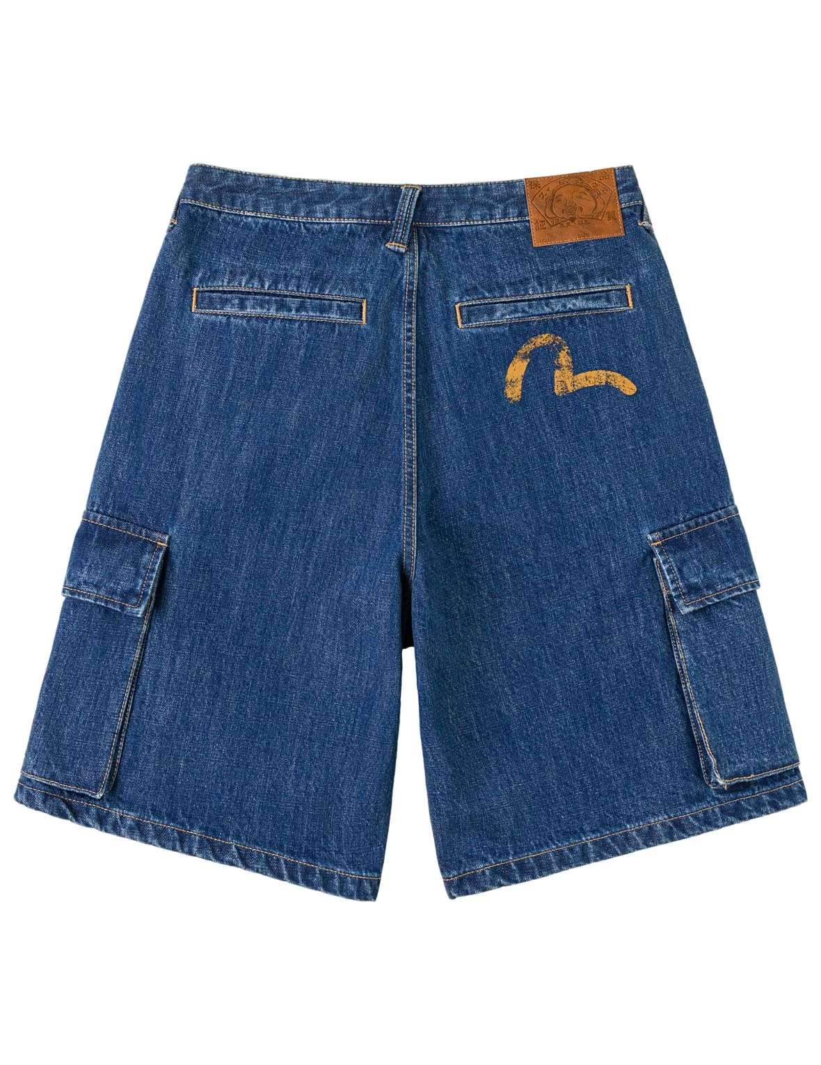 Multi-Pocket Seagull Dark Indigo Jorts - 1