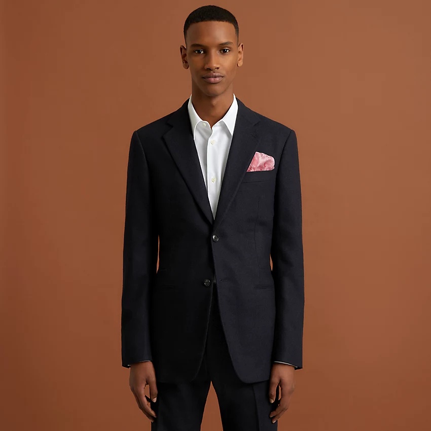 Façonnee Grand H pocket square 45 - 2
