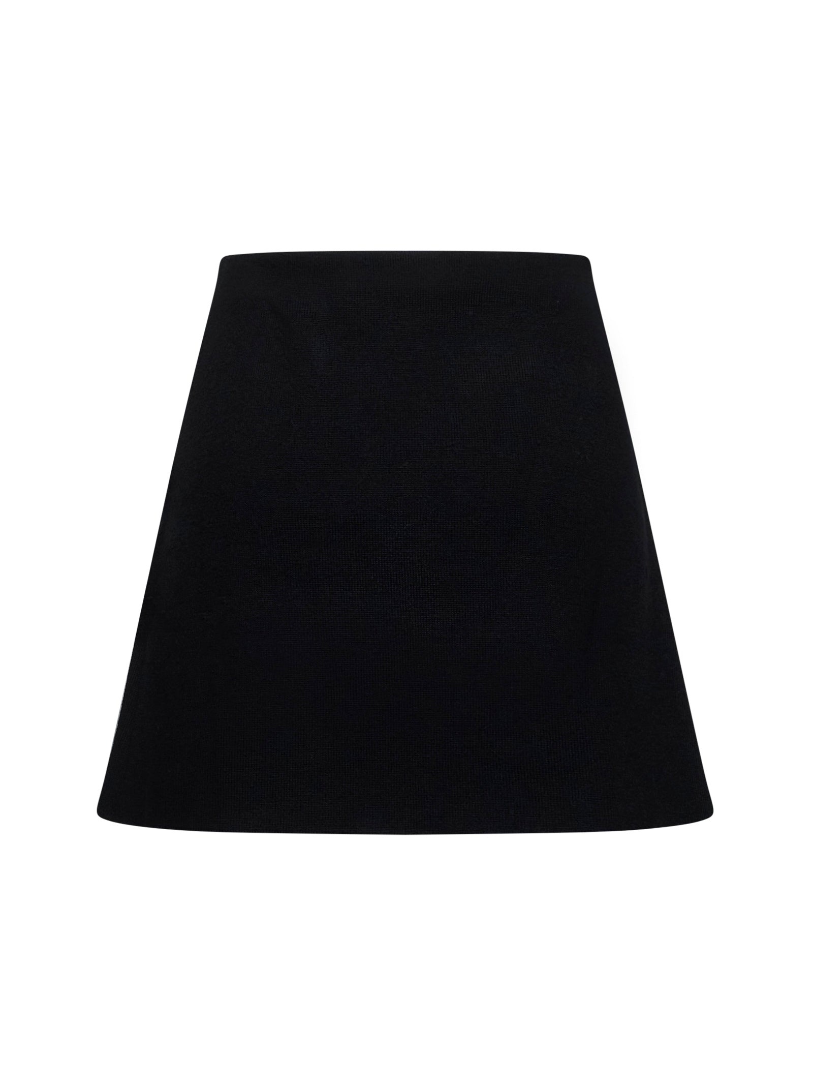 Black embellished knit mini skirt - 2