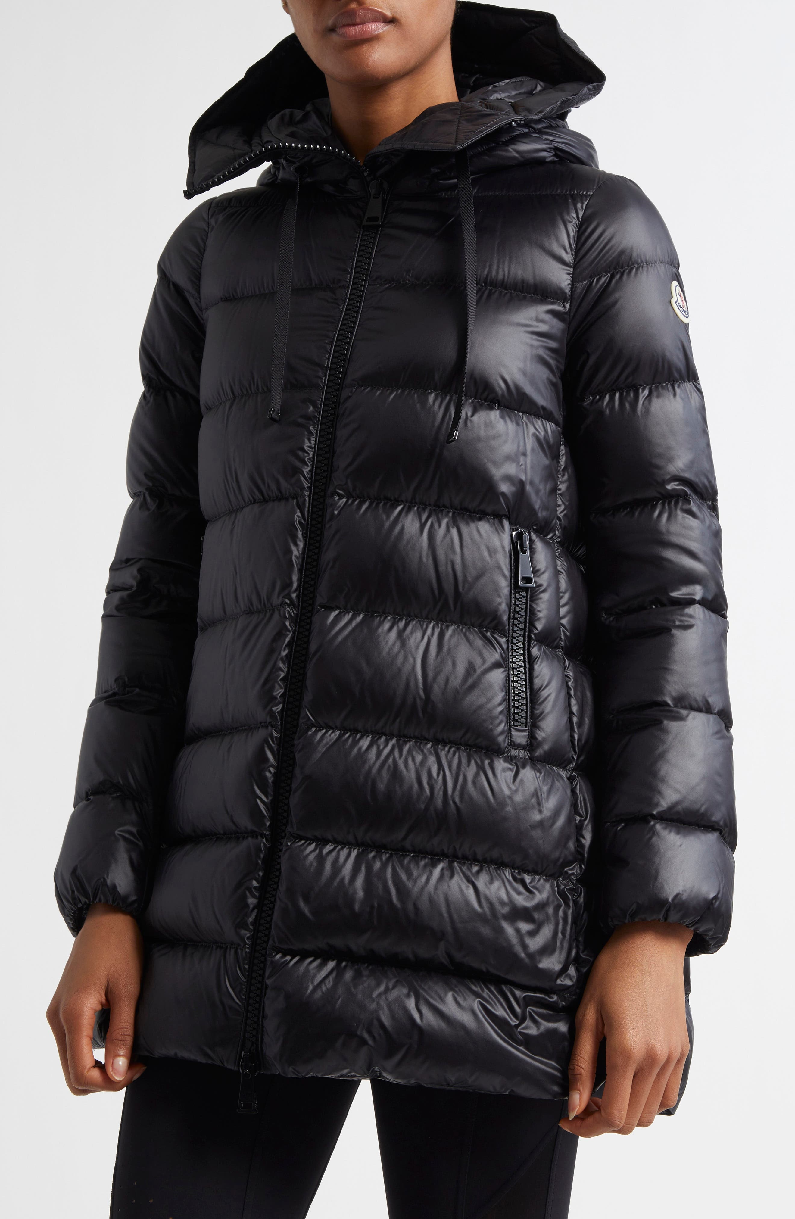Moncler Suyen Quilted Down Parka in Black/black at Nordstrom - 4