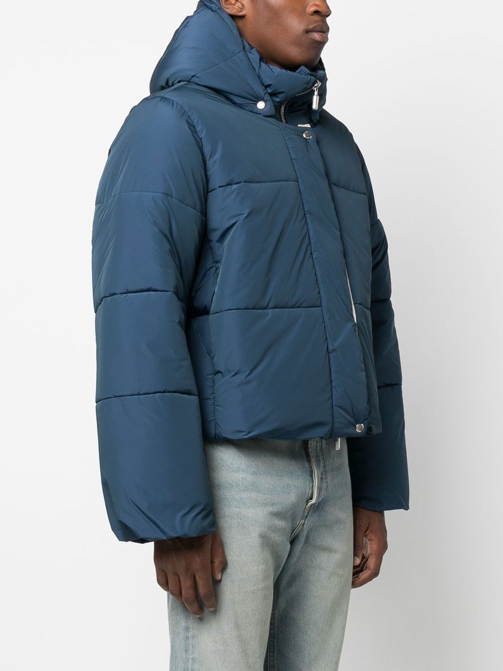 logo-print puffer jacket - 3