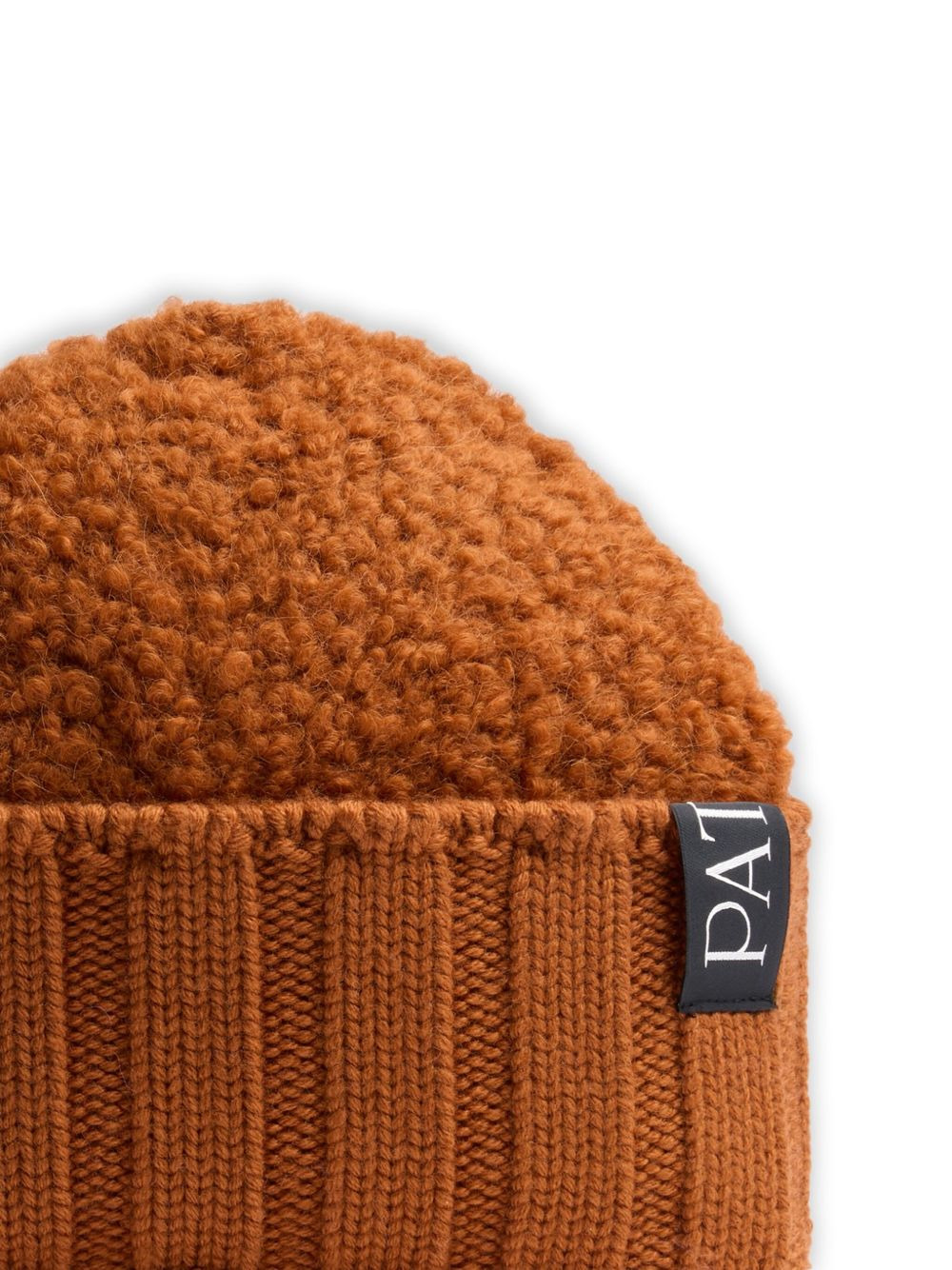 bouclé ribbed beanie hat - 2