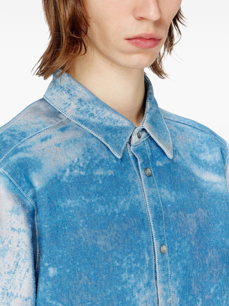 D-Kelmar denim-effect shirt 5