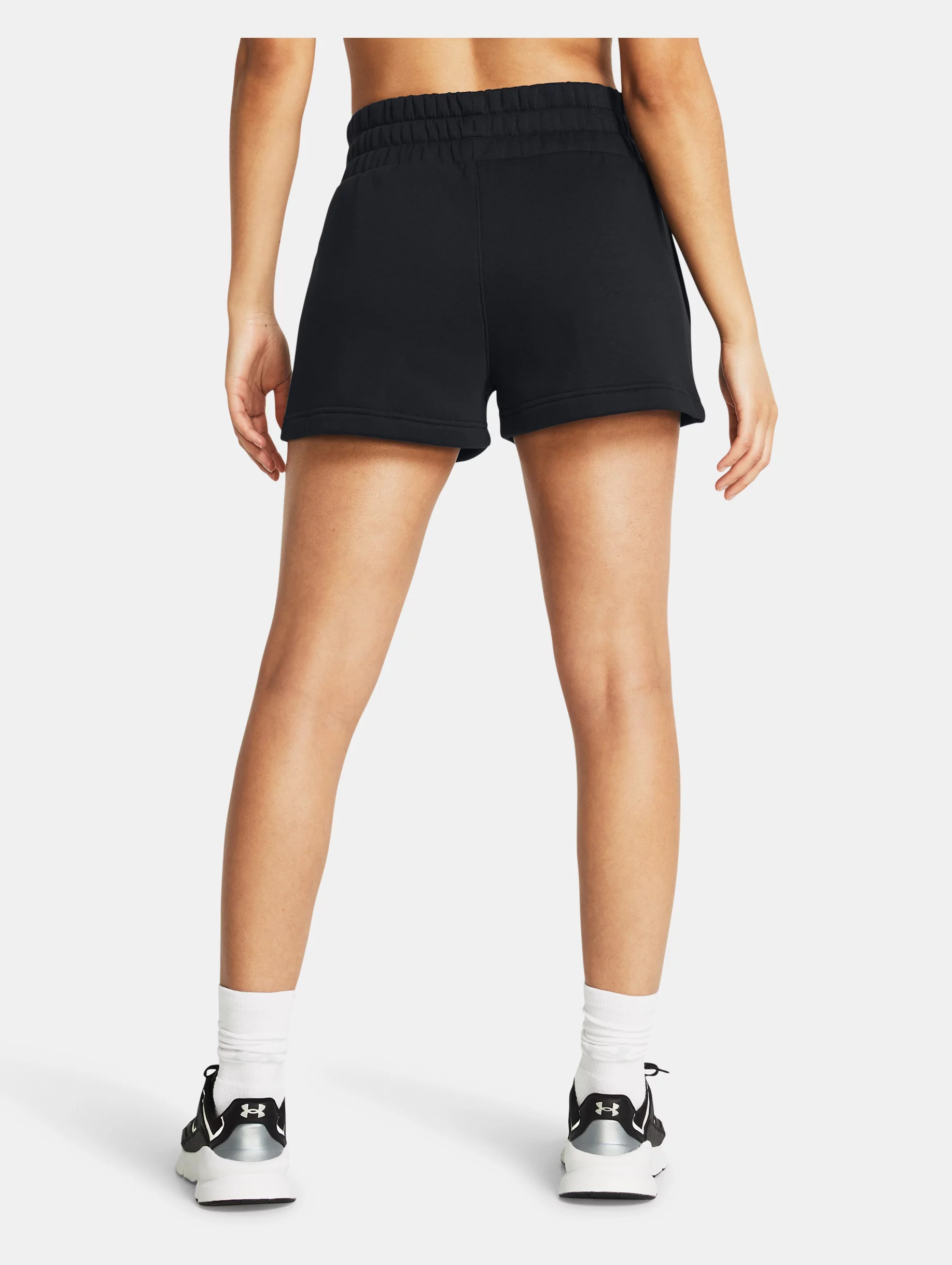Women's UA Icon Fleece Boxer Shorts - 4
