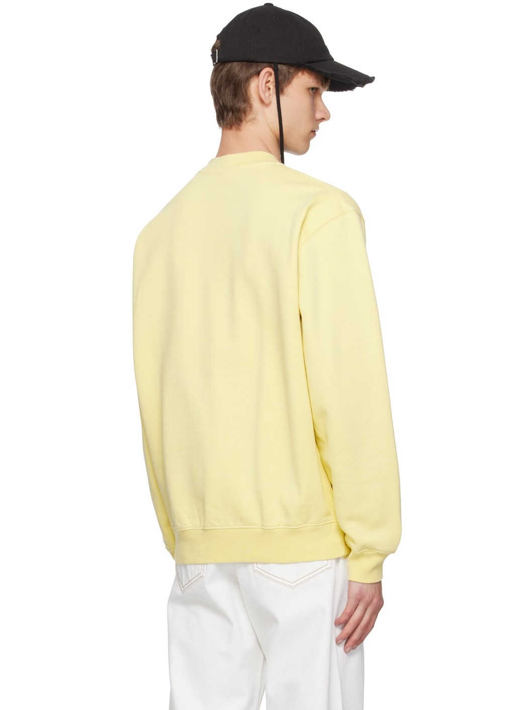 Yellow La Casa 'Le sweatshirt Gros Grain' Sweatshirt - 3