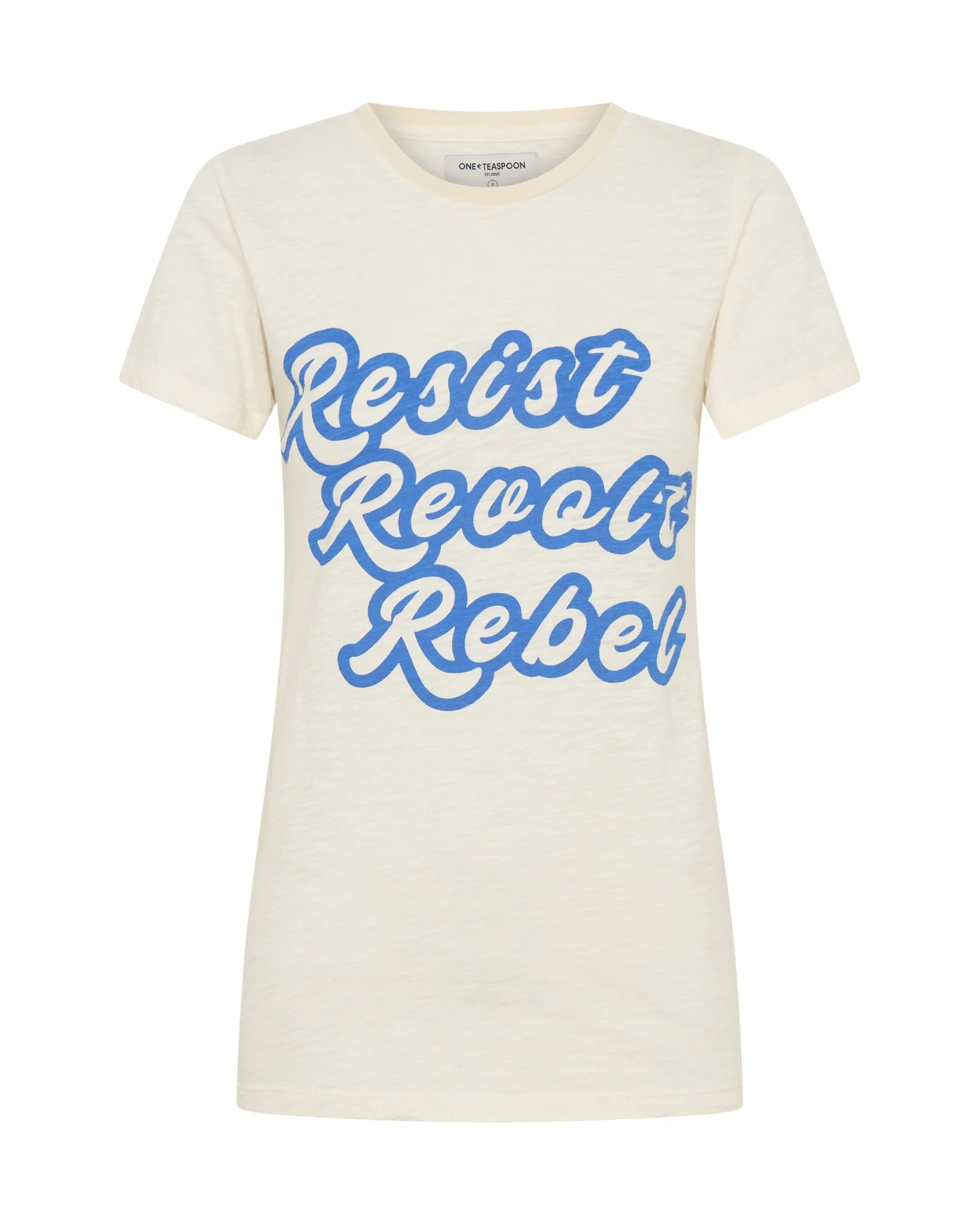 25th Anniversary Resist Revolt Rebel Tee - White - 1