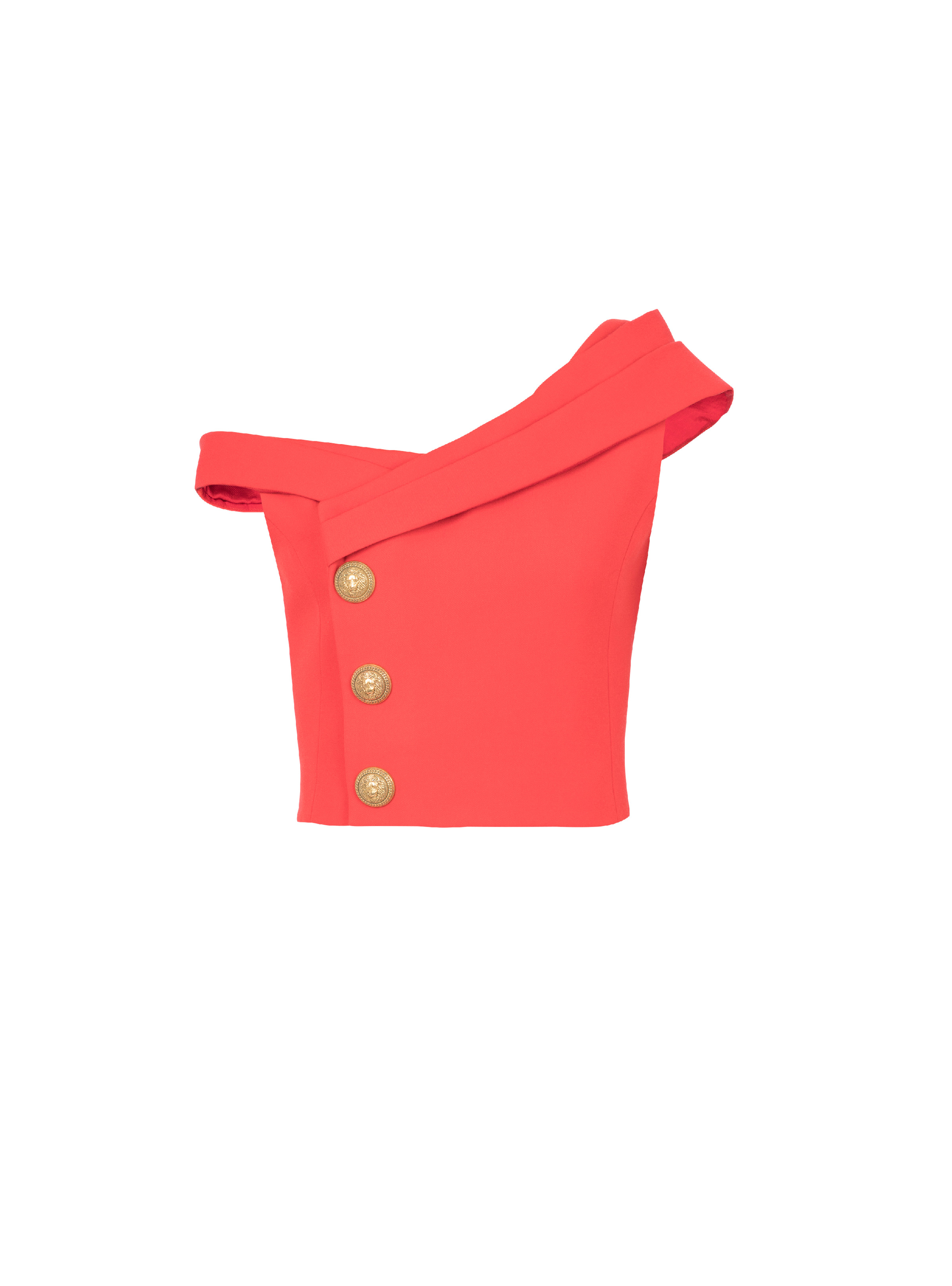 Asymmetrical crop top - 1
