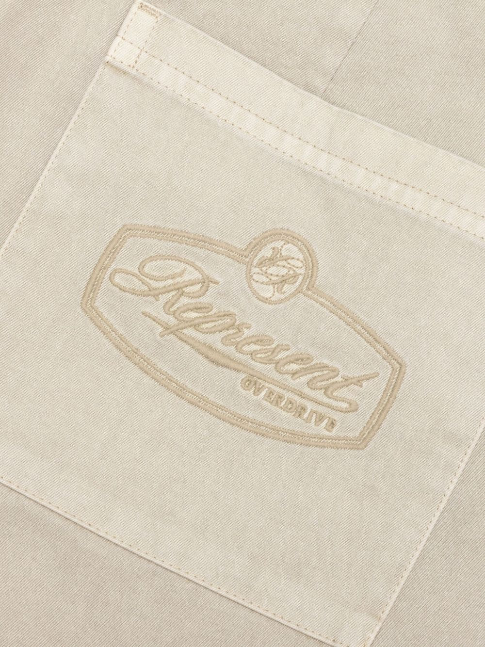 embroidered-logo shorts - 4