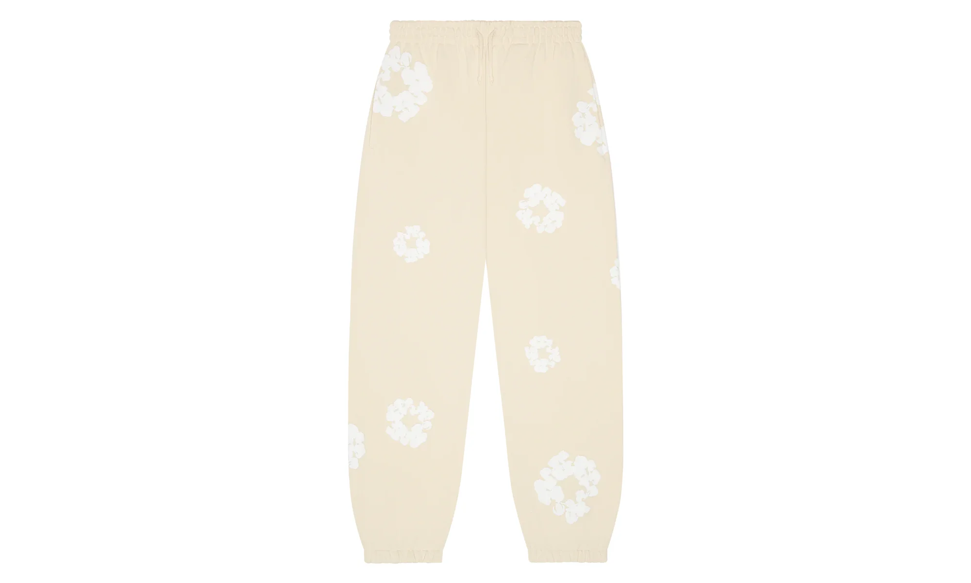 Cotton Wreath Sweatpants "Oatmeal" DT259 - 1