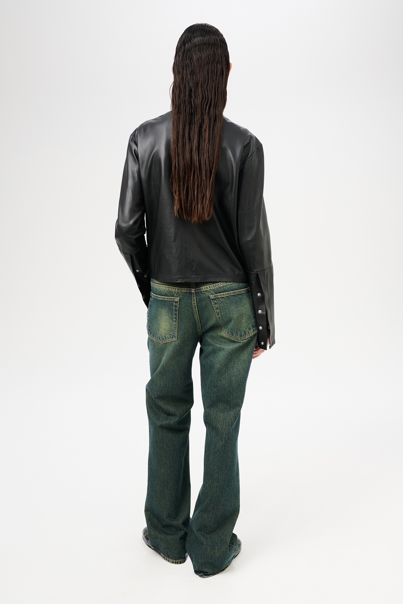Auto Shirt Black Leather - 5