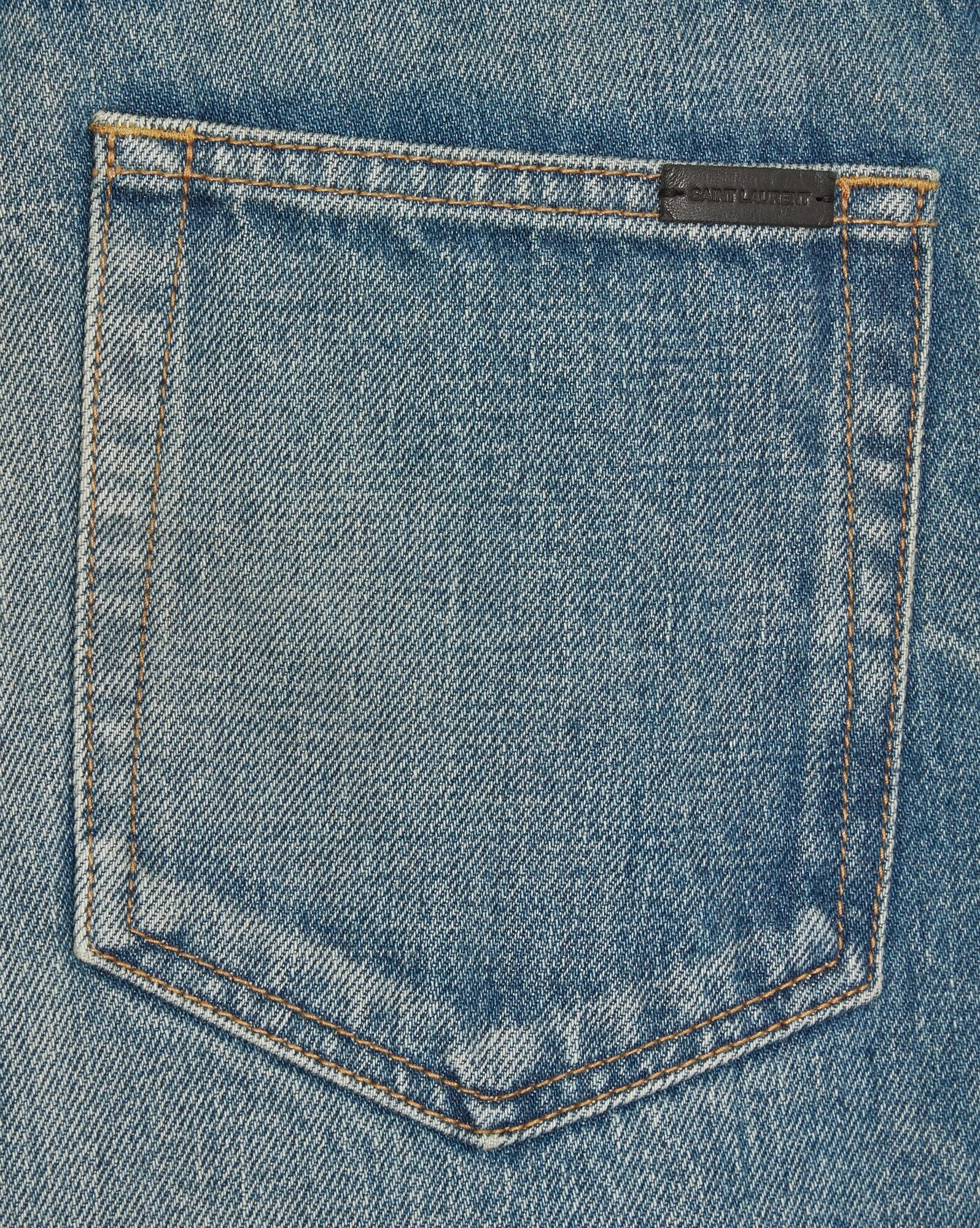 70's jeans in blue vintage denim - 4