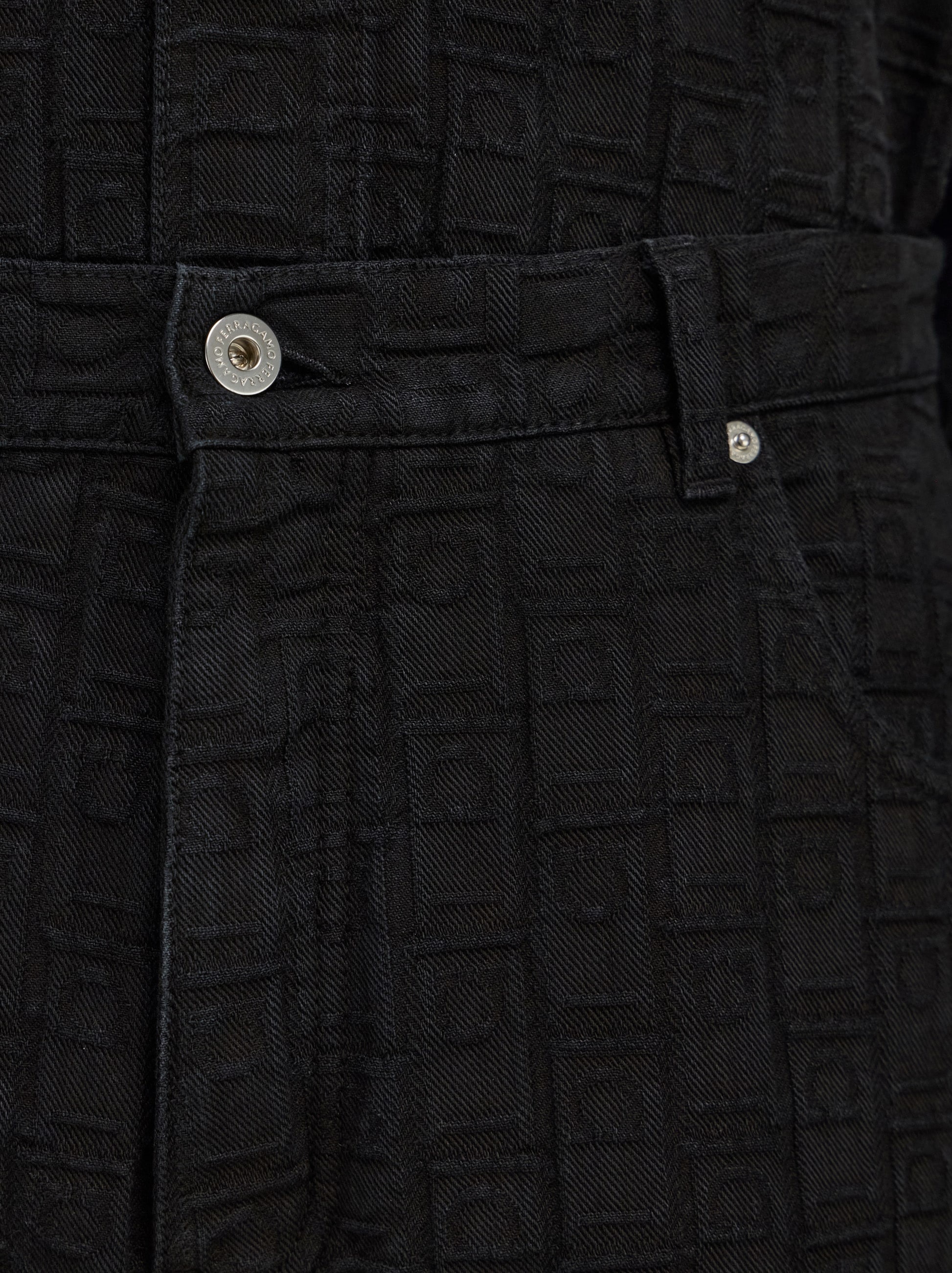 Ferragamo Monogram five pocket trousers - 6