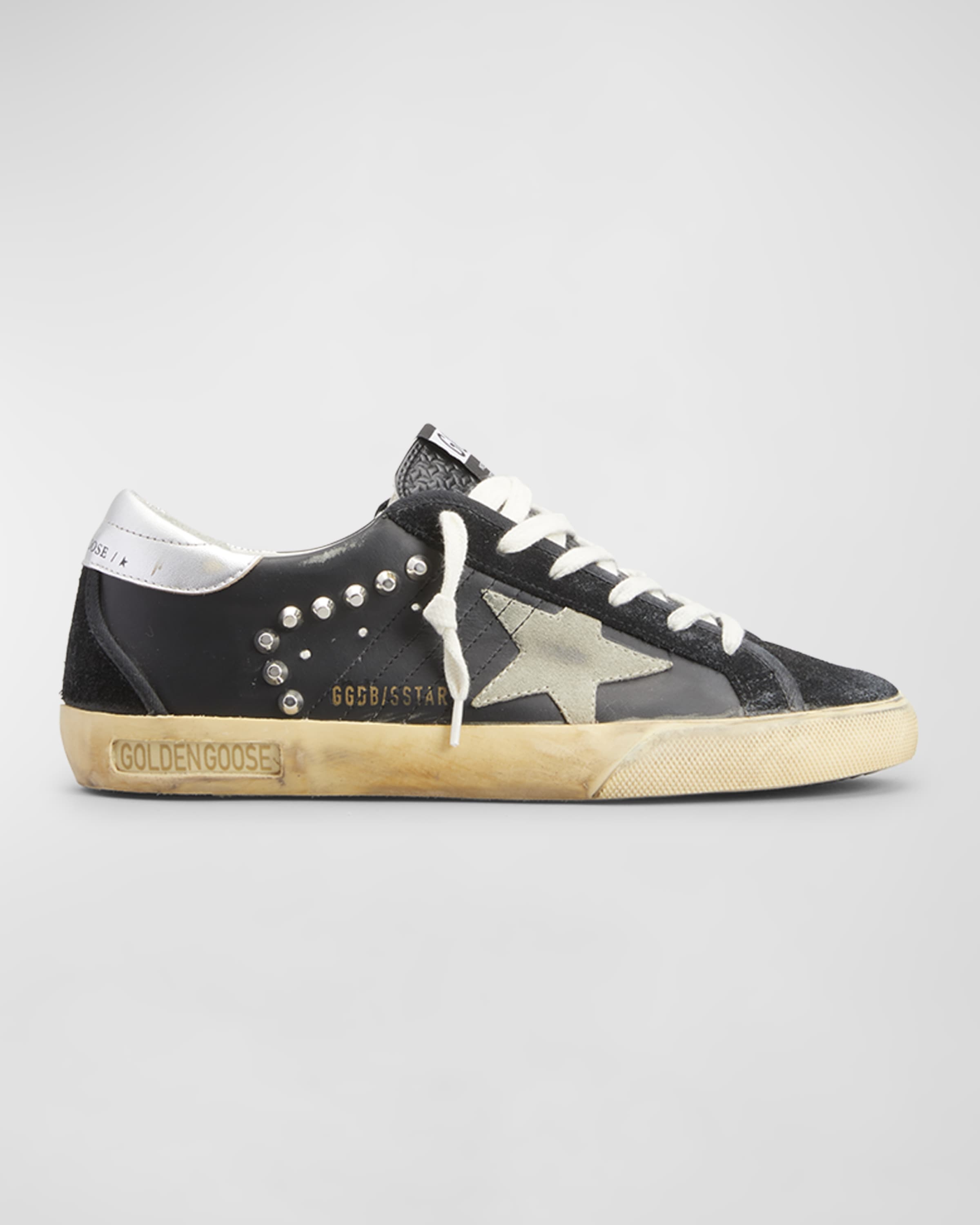 Superstar Stud Suede Low-Top Sneakers - 1