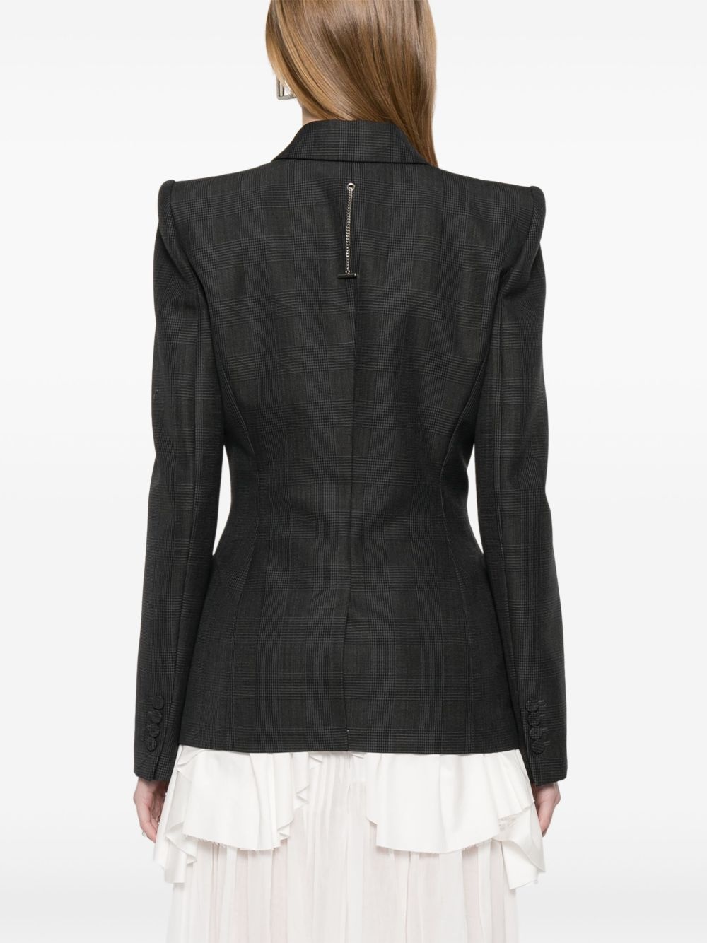 Prince of Wales double-breasted blazer - 4