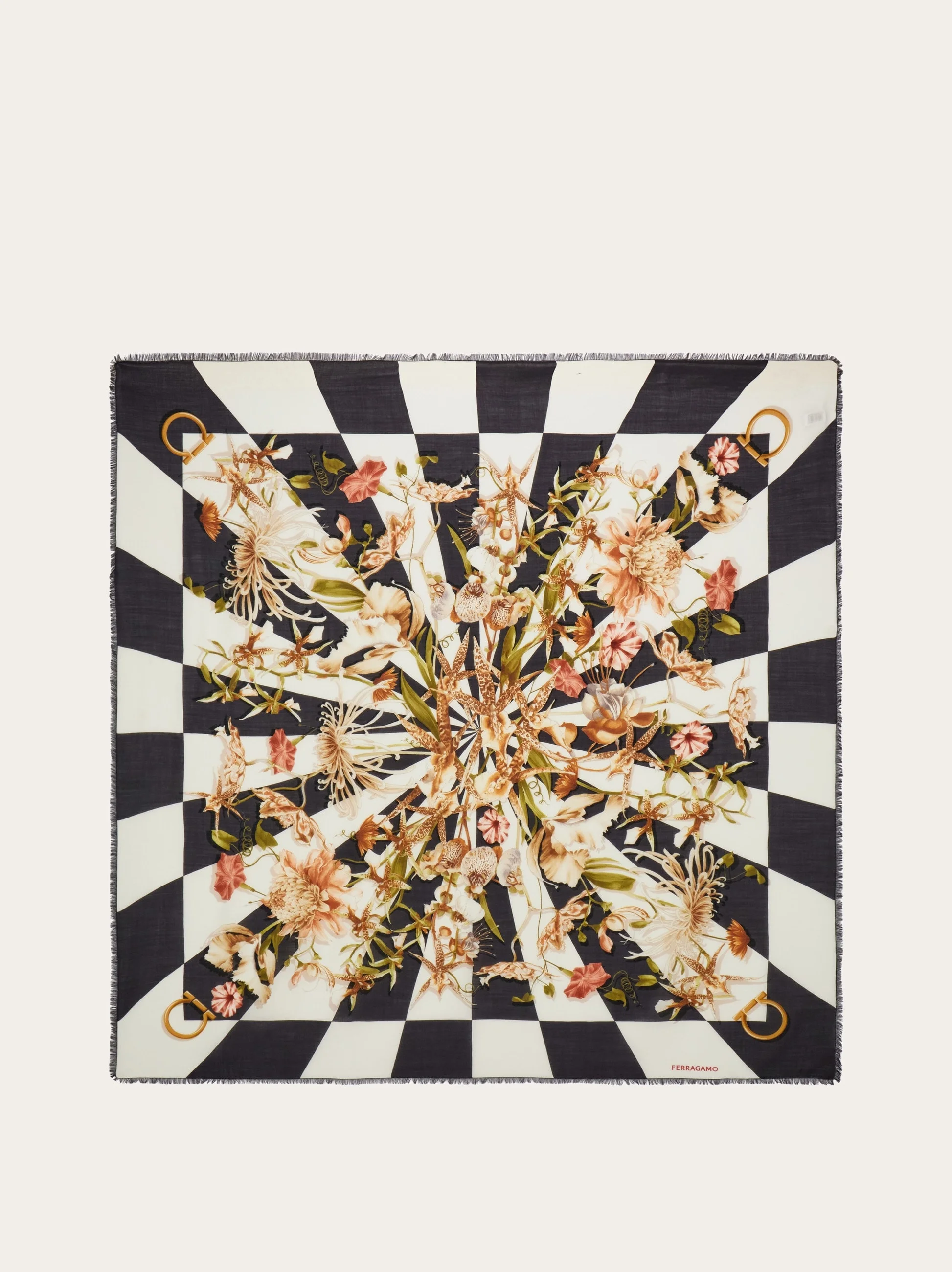 Gaia print shawl - 1