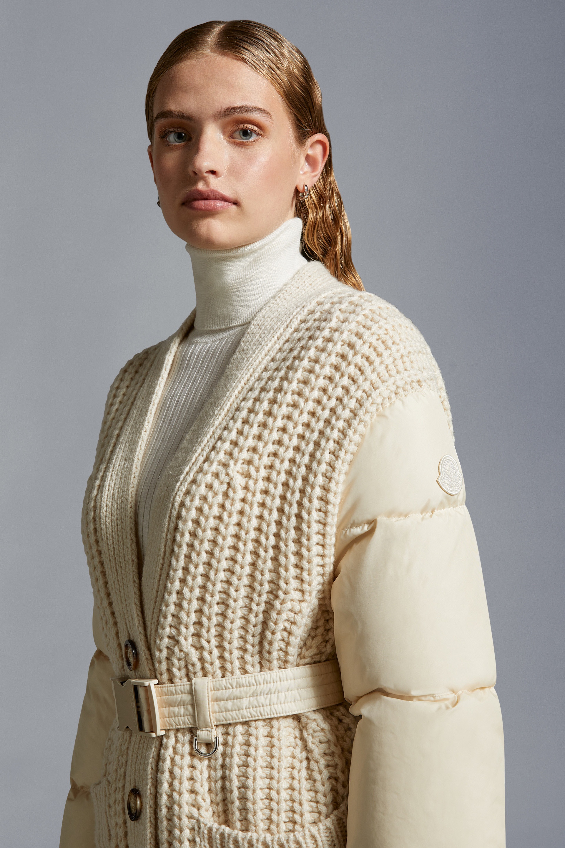 Padded Cashmere Cardigan - 4
