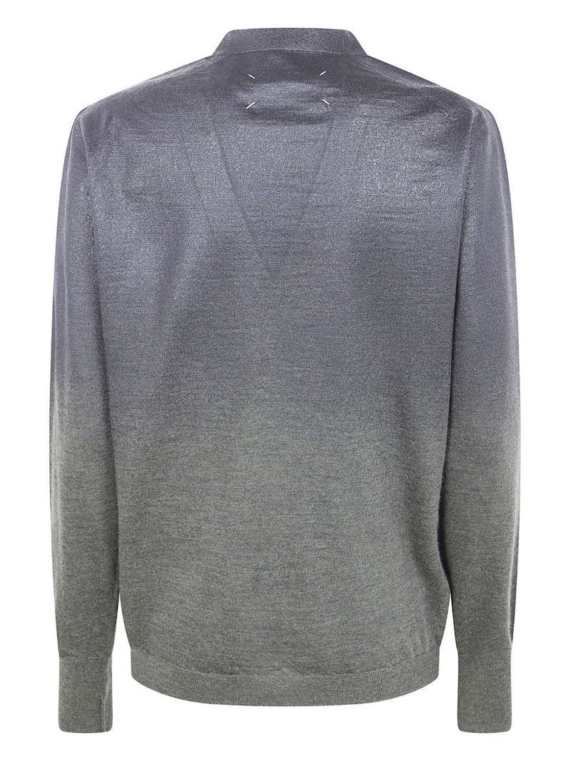 Maison Margiela button ombre cardigan outlook