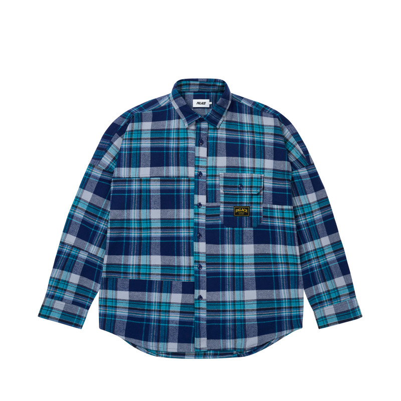 LUMBER YAK PATCH OVERSHIRT BLUE 1
