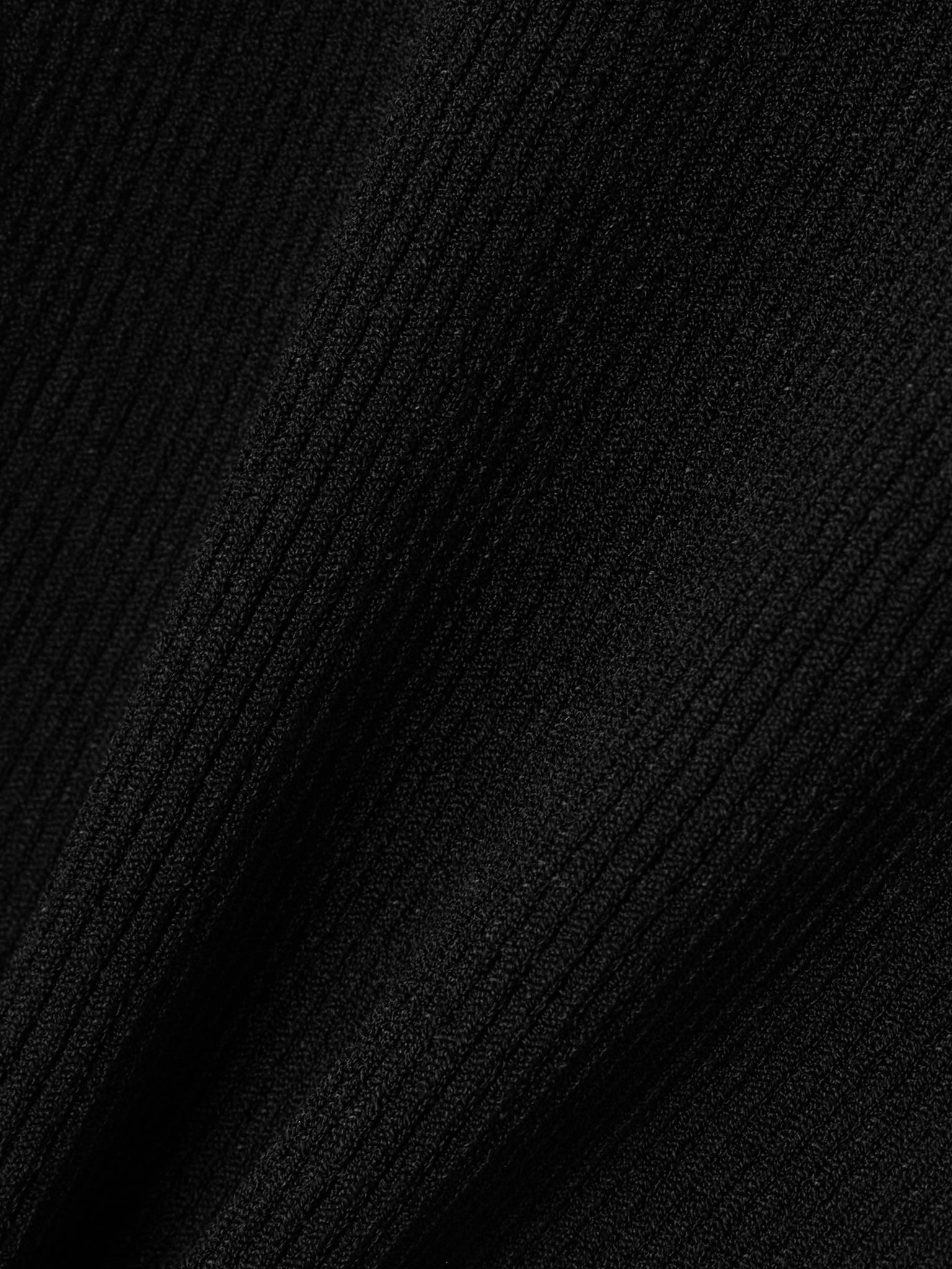 Ribbed-knit turtleneck bodysuit Black - 4