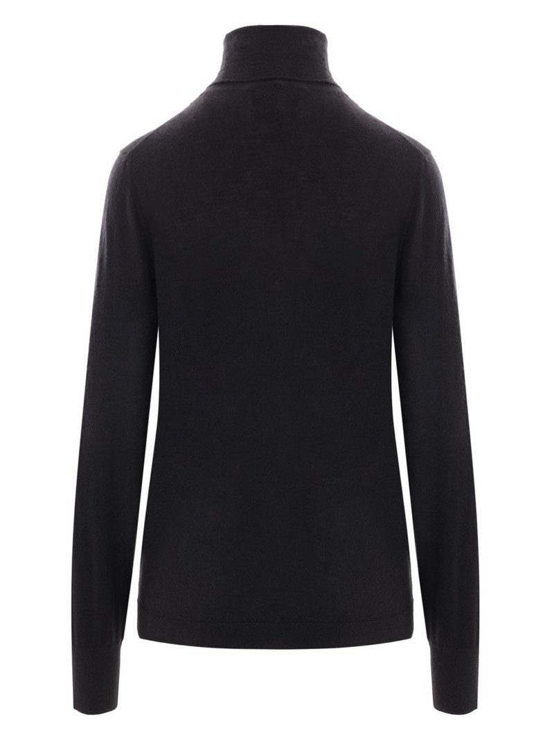 Allude roll neck knit t-shirt outlook