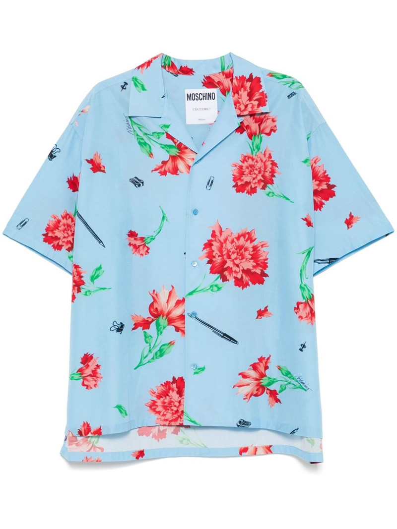 floral-print shirt 1