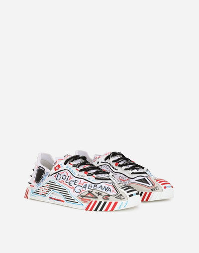 Dolce & Gabbana Mixed-materials Miami NS1 slip-on sneakers outlook