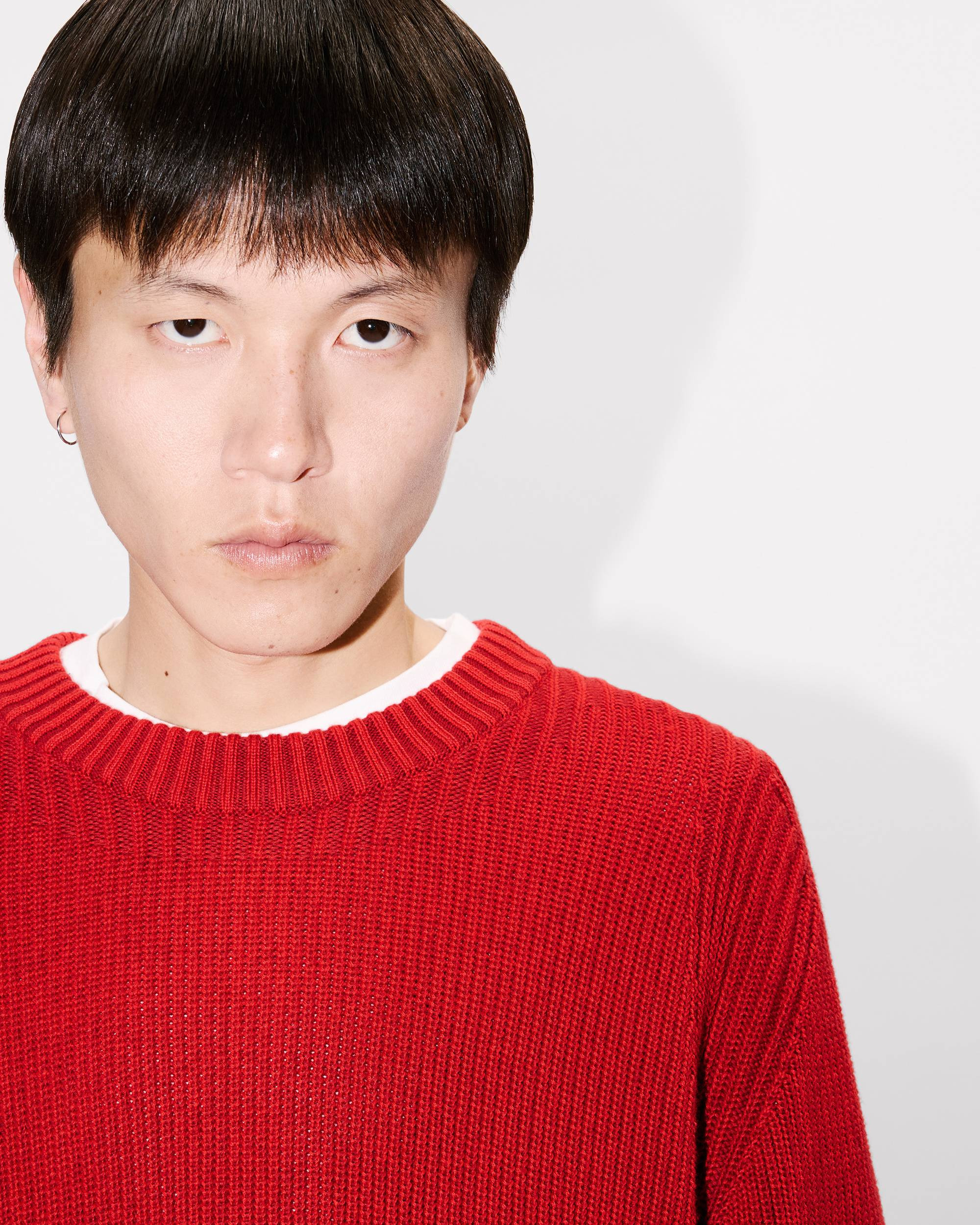 'Boke Flower 2.0' embroidered jumper in cotton wool - 6