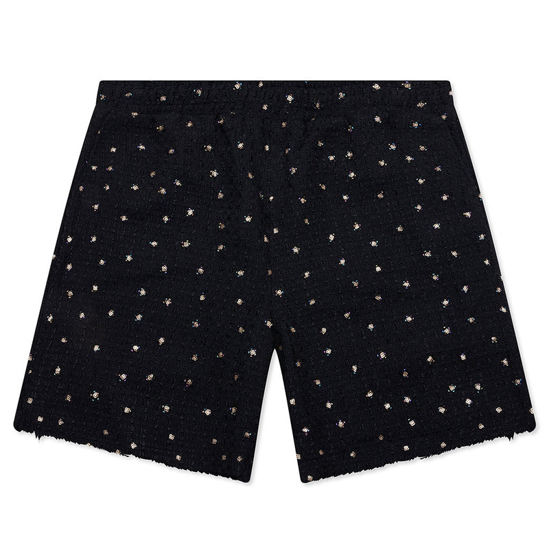 BEADED SHORTS - BLACK 1