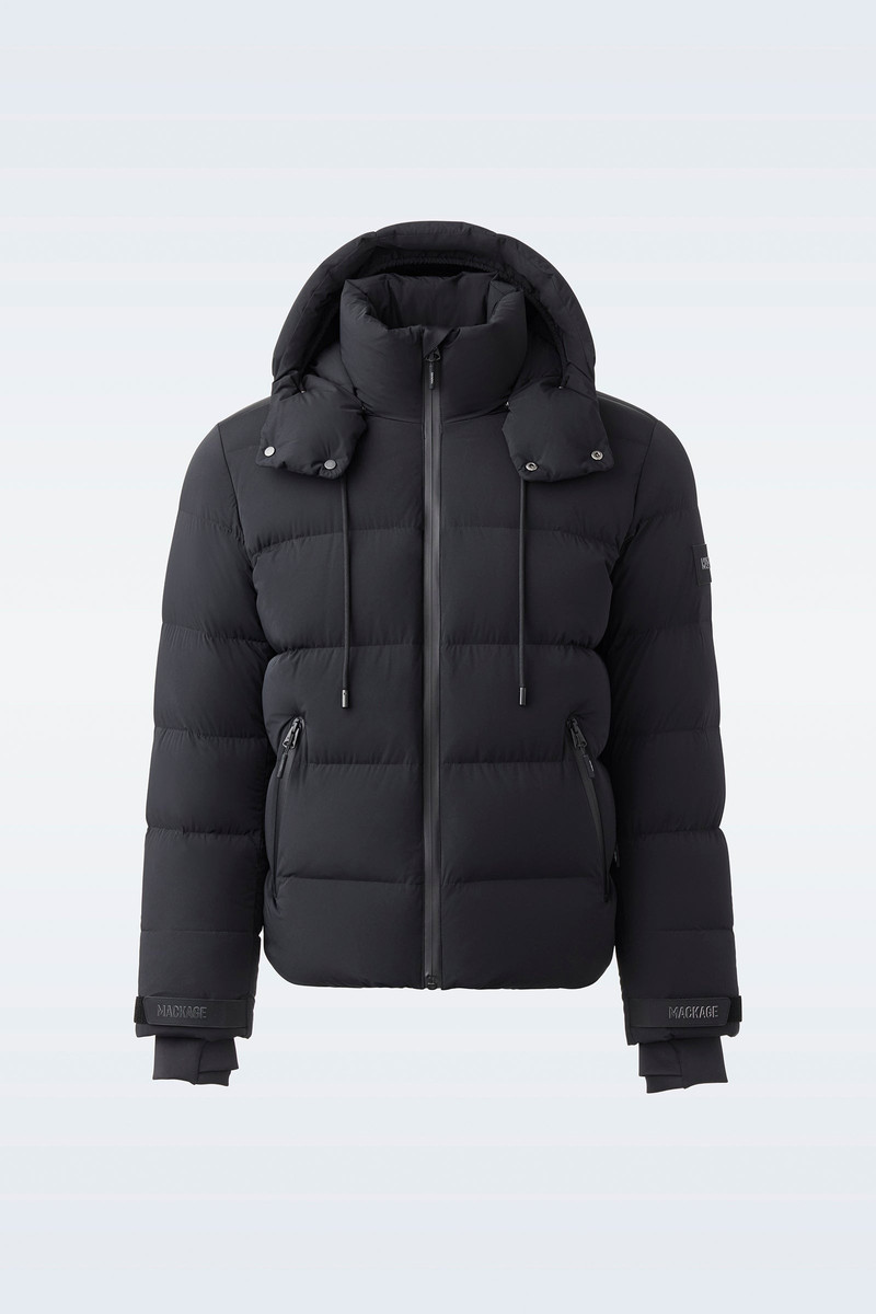 SAMUEL-SKI Medium down jacket with hood 1